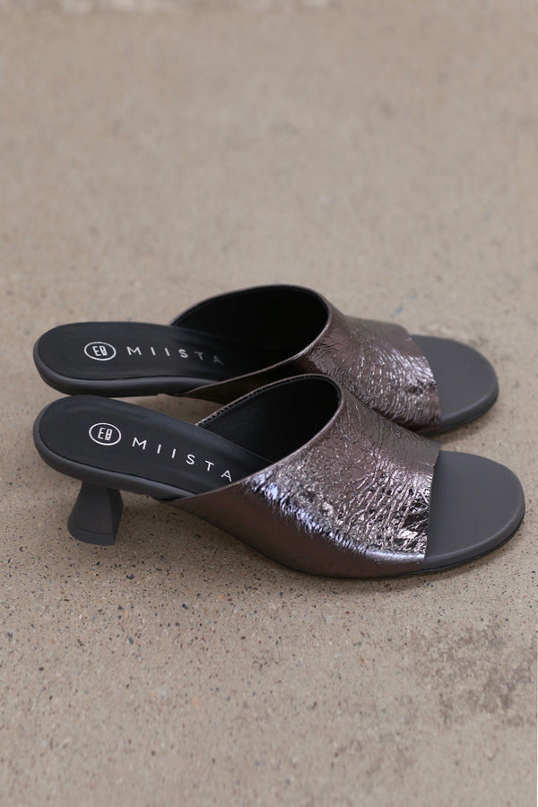 Miista Talita dark grey mule sandals MST-E8_3844-GREY